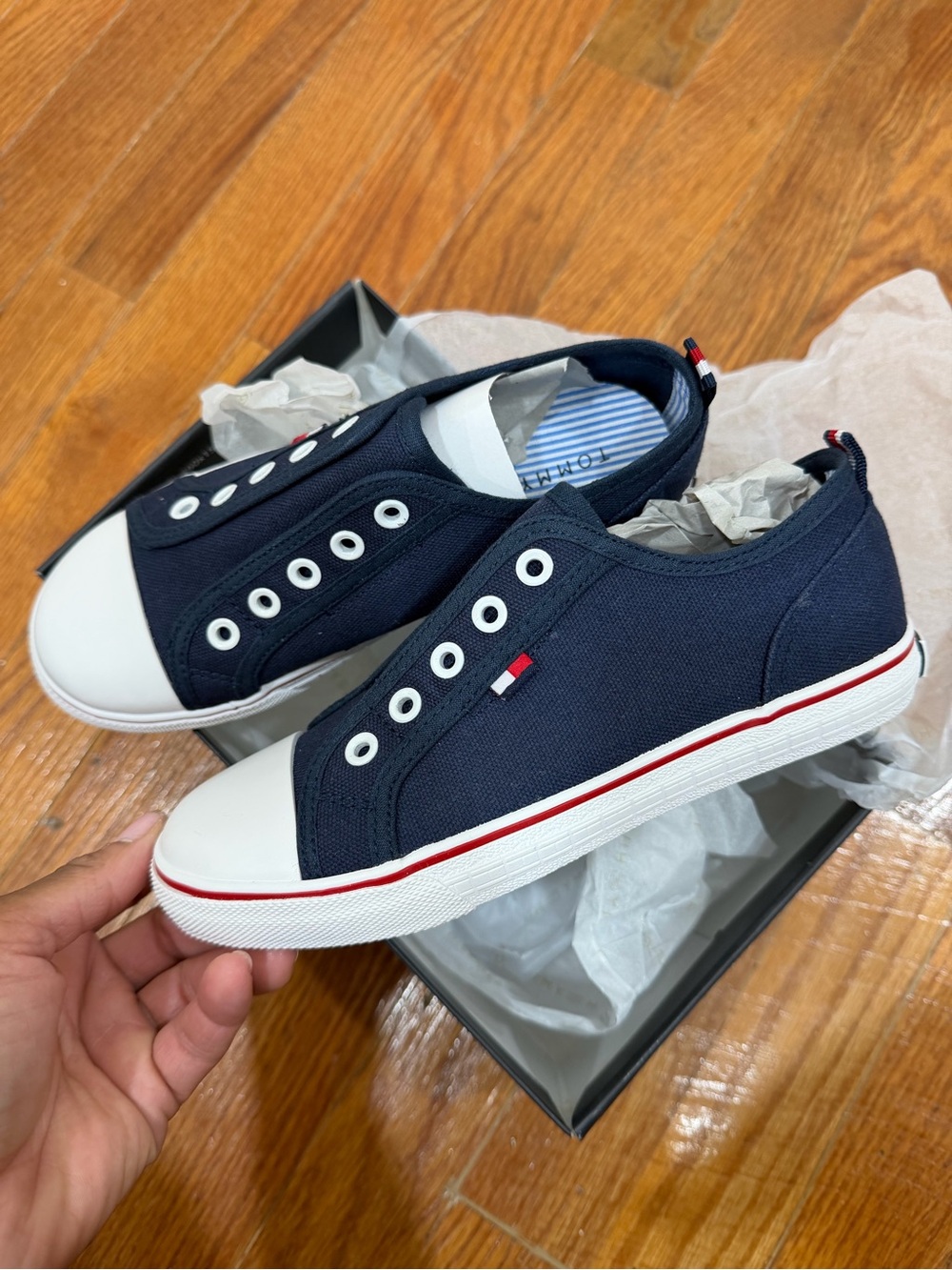 Tommy Hilfiger Kids Laceless Sneakers